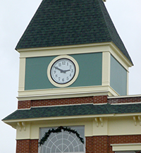 L’horloge de l’hôtel de ville de Sutton