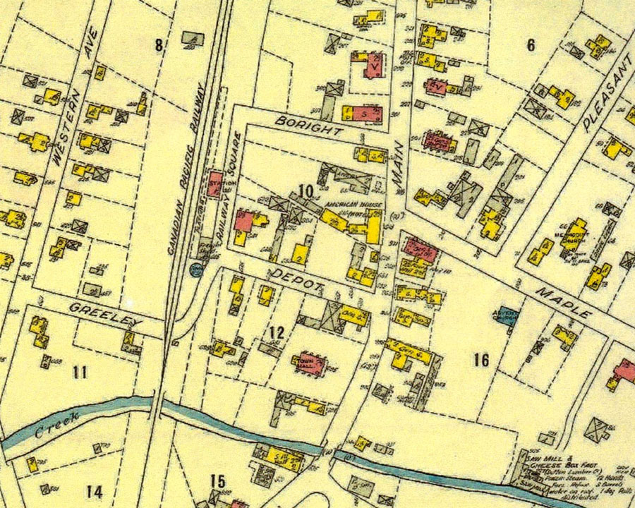 Plan 1897 - Gare Sutton - Heritage Sutton